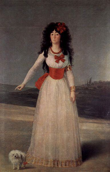 Francisco de Goya Duchess of Alba - The White Duchess